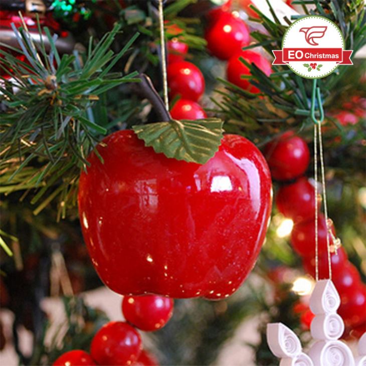 Apples Christmas Tree Ornaments