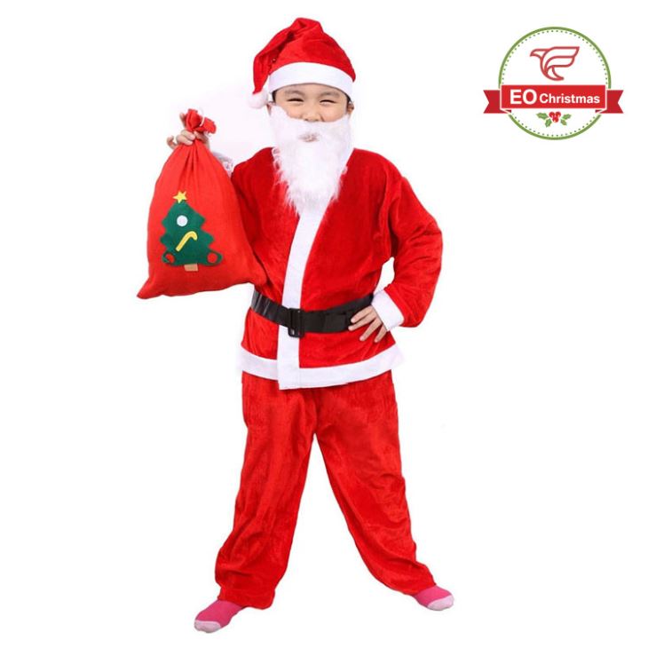 Children Santa Claus Costume