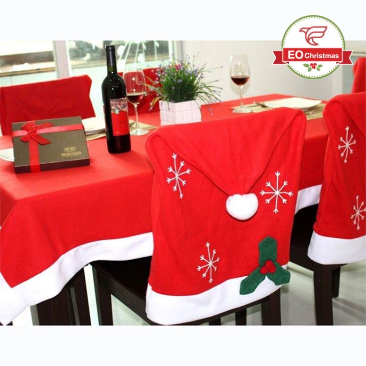 Christmas Chair Hats Table Decoration