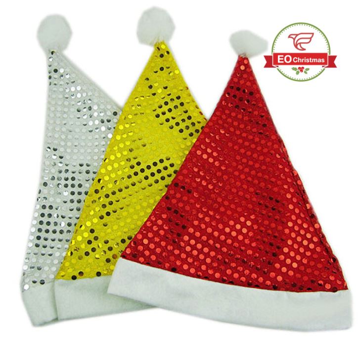 Glitter Party Christmas Hats