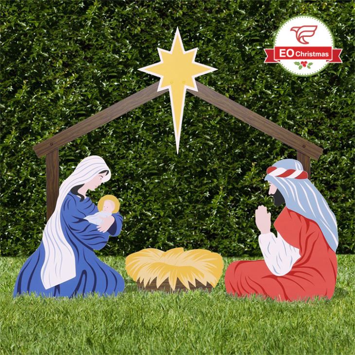 Holy Family Yard Scene