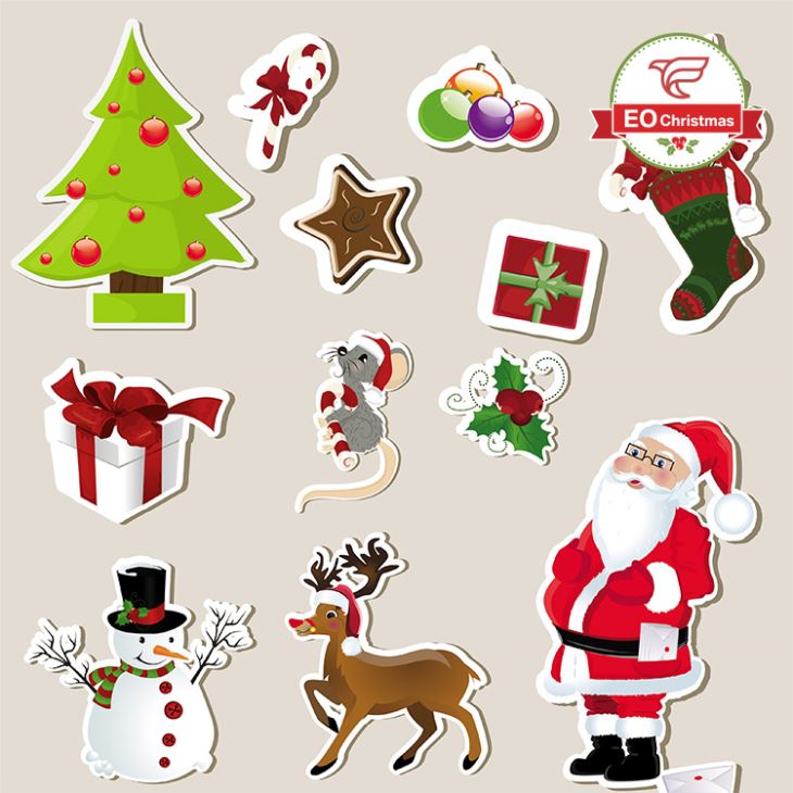 Mixed Christmas Stickers