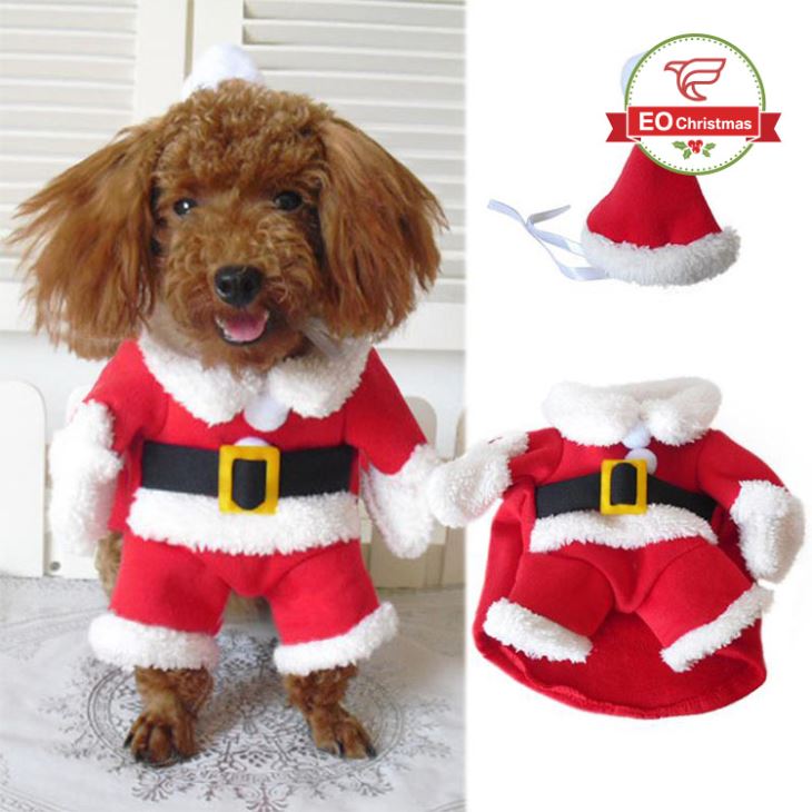 Pet Santa Claus Clothing