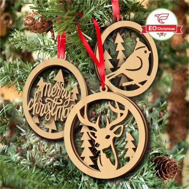 Letter Christmas Tree Ornaments