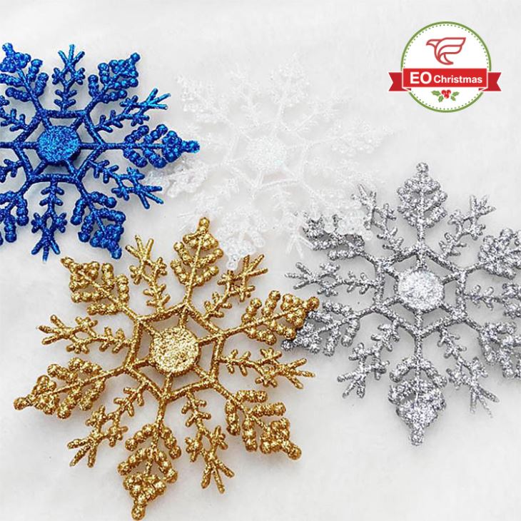 Snowflake Christmas Tree Ornaments