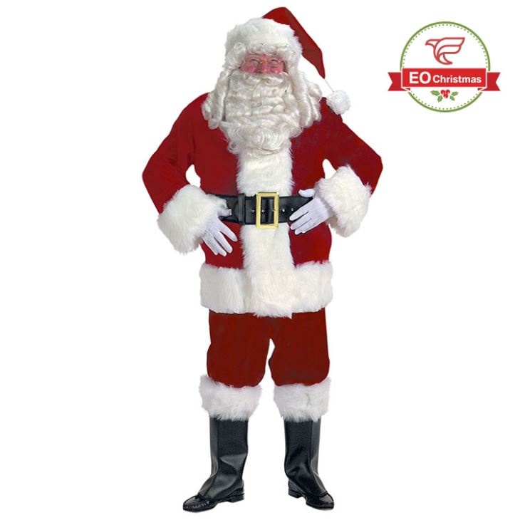 Velvet Santa Claus Costume