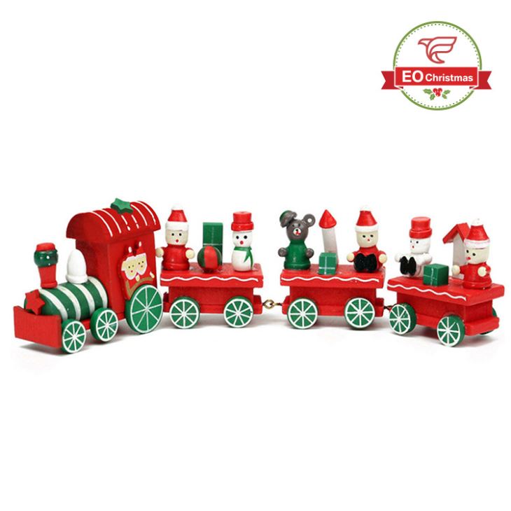 Wood Xmas Train Christmas Toys
